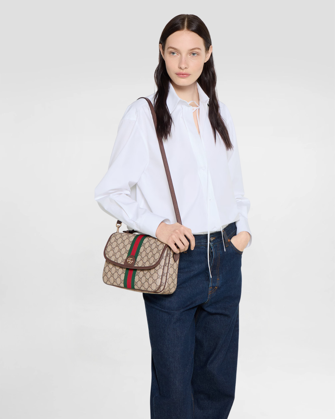 Sac à main Ophidia de moyen format | Gucci