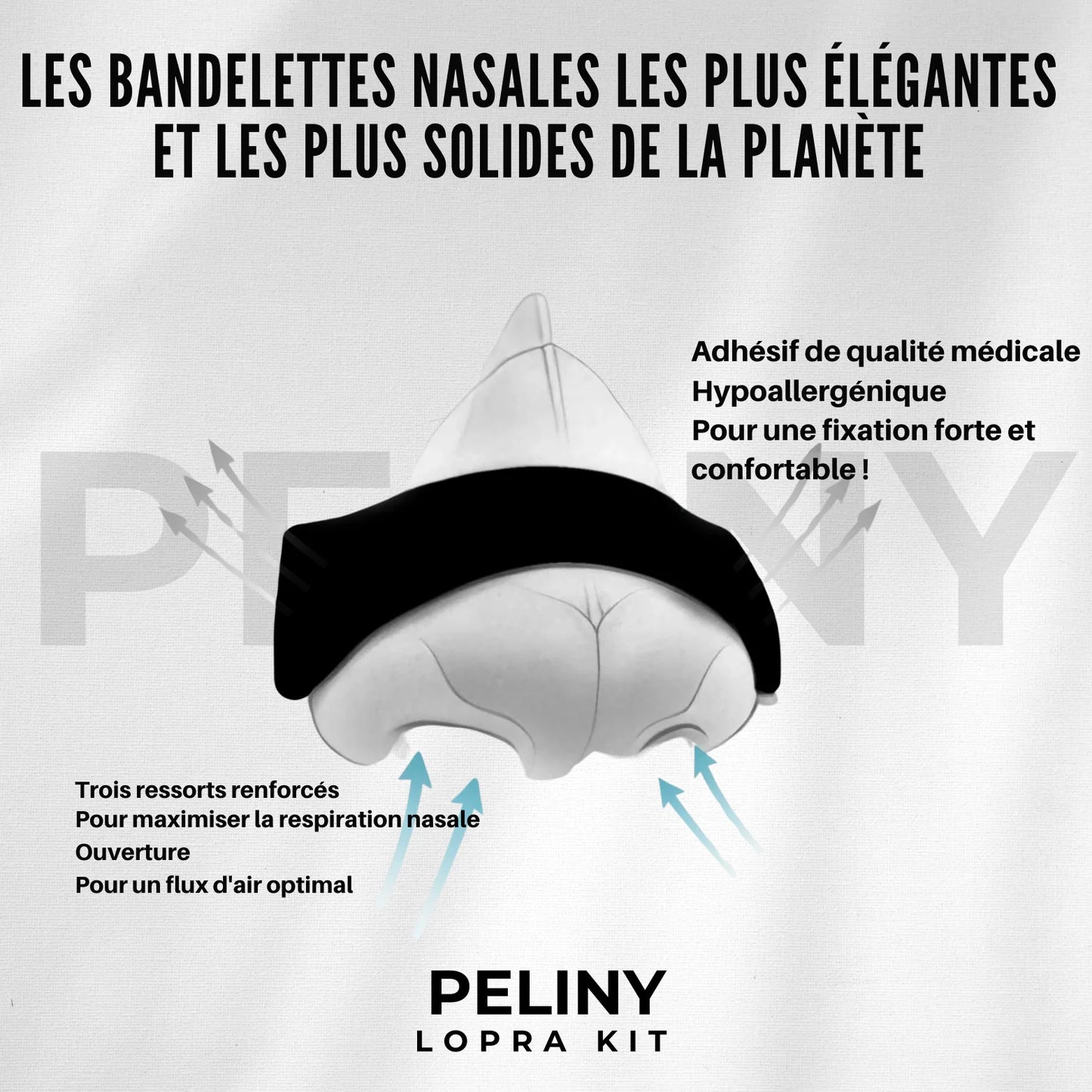 Pack Lopra Kit (MouthTape + NoseStrip)- Peliny®