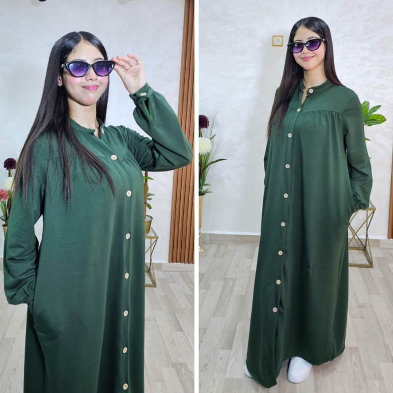 كسوة مونطوني كاجوال بأزرار أمامية
