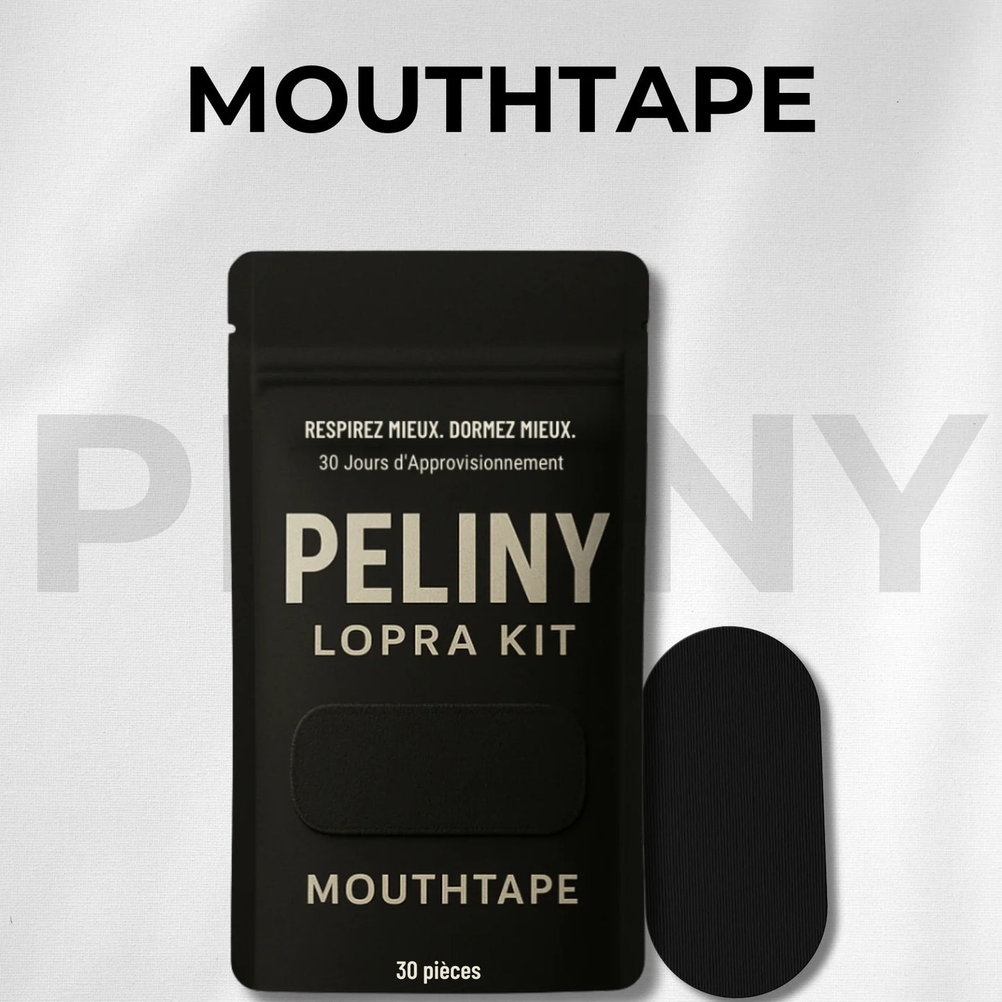Pack Lopra Kit (MouthTape + NoseStrip)- Peliny®