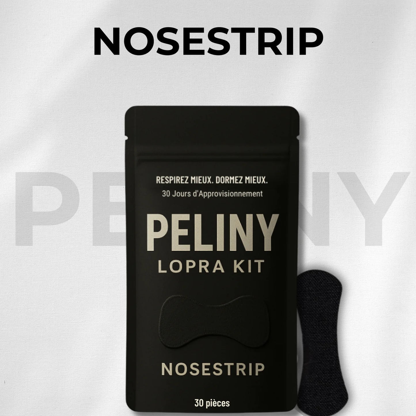Pack Lopra Kit (MouthTape + NoseStrip)- Peliny®