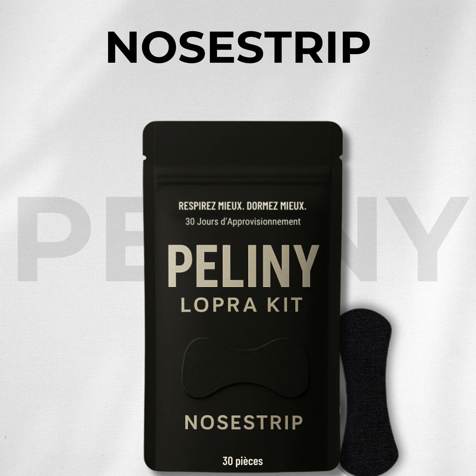 Pack Lopra Kit (MouthTape + NoseStrip)- Peliny®